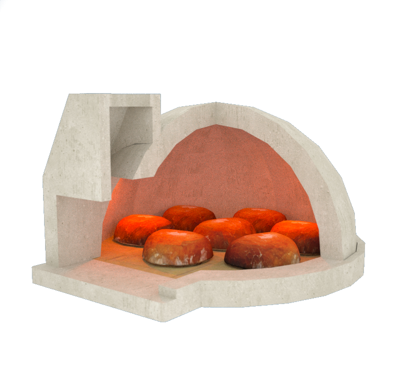 Model 850 V 855 round with bread_TBG Model 850 V 855 round with bread_TBG