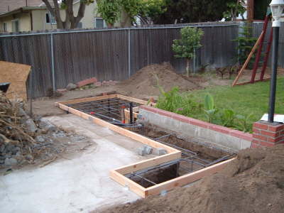 Outdoor kitchen footprint