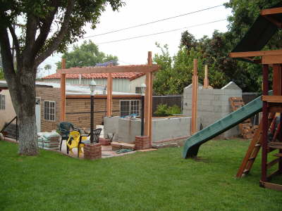 Pergola construction