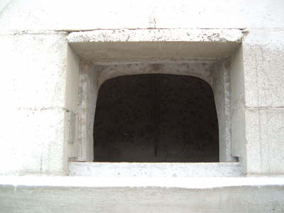 Oven opening detail