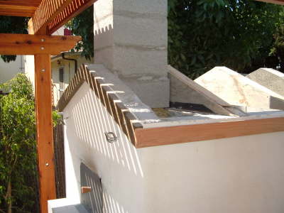 Oven roof detail