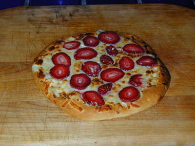 Dessert pizza