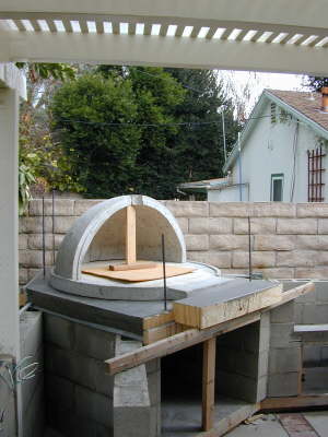 Rear oven dome