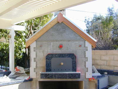 Oven corner detail
